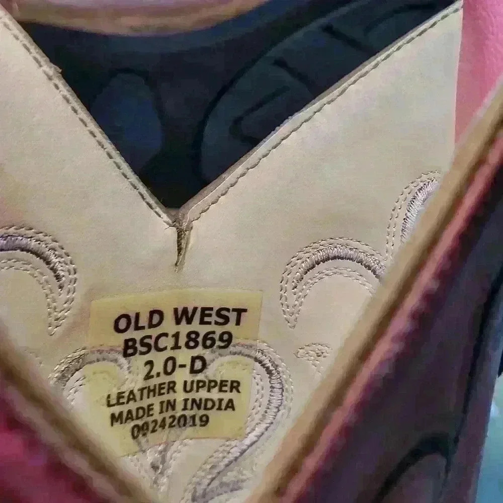 Old West Square Toed Boot - Picture 6 of 6